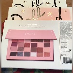 DOLL SQUAD EYESHADOW PALETTE NIB 24 COLORS 3 AVAIL NEW FRESH